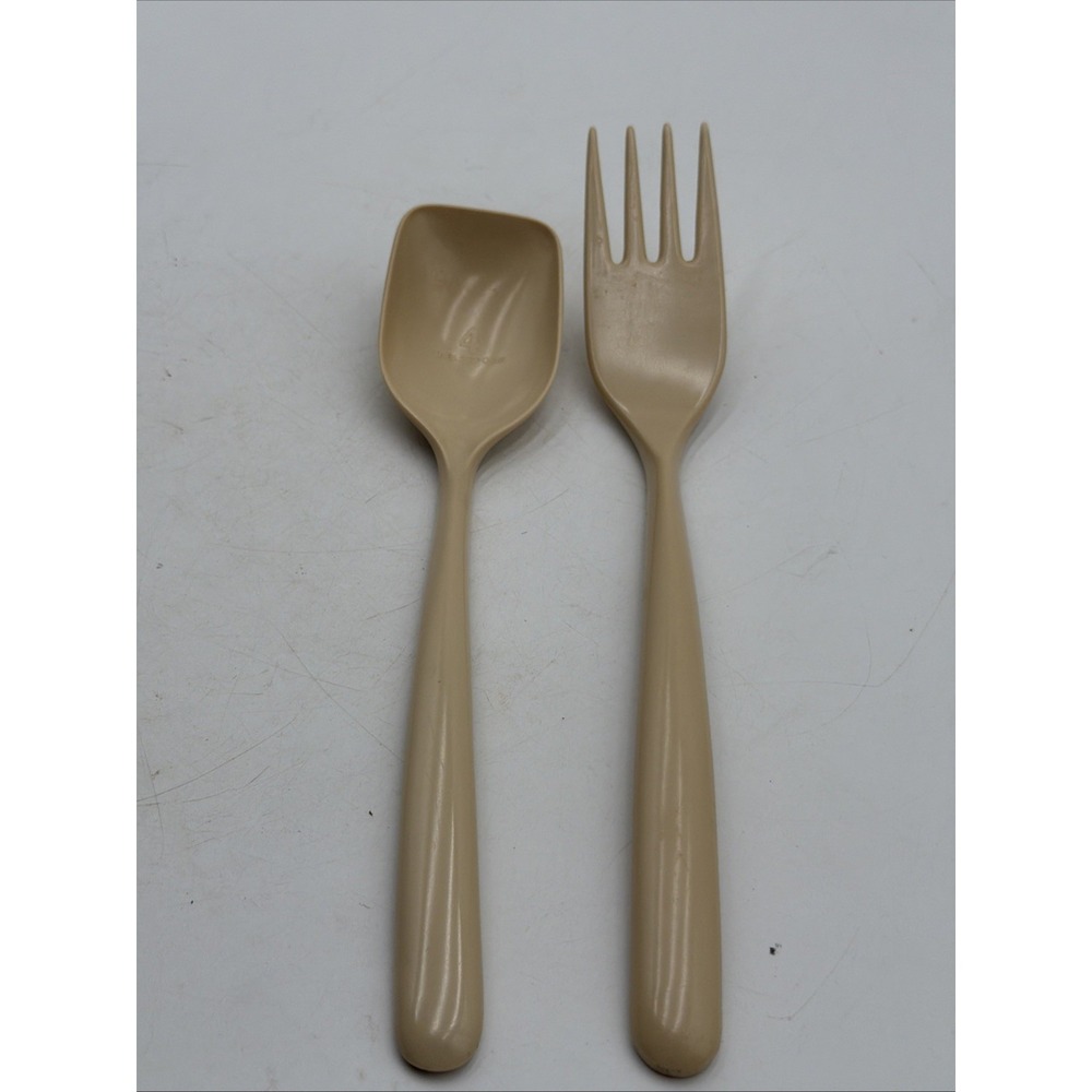 Vintage Copco Melamine #643 4-Tablespoon 11" & #652 Spatula Made In USA